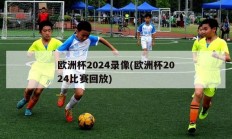 欧洲杯2024录像(欧洲杯2024比赛回放)