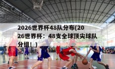 2026世界杯48队分布(2026世界杯：48支全球顶尖球队分组！)