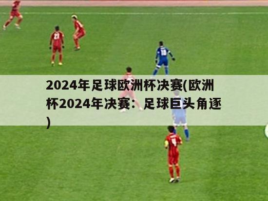 2024年足球欧洲杯决赛(欧洲杯2024年决赛：足球巨头角逐)