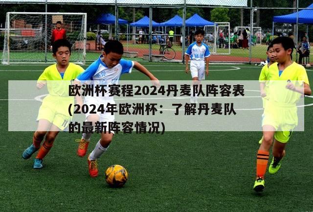 欧洲杯赛程2024丹麦队阵容表(2024年欧洲杯：了解丹麦队的最新阵容情况)